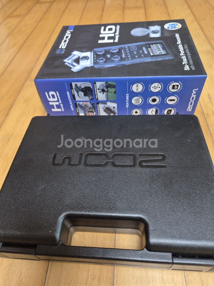 Zoom h6 레코더+mid side mic+액세서리팩--2