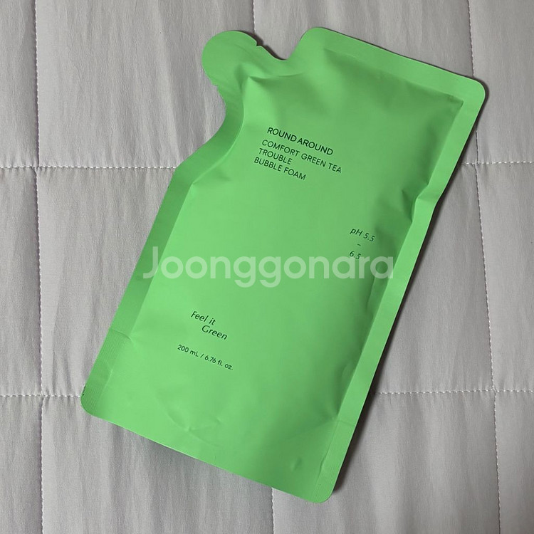 라운드어라운드 컴포트 그린티 버블 폼[리필_200ml]--0