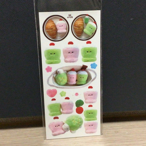 (새상품) 핑루 소다인형 씰스티커