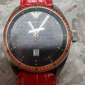 엠포리오 알마니 오렌지 밴드 시계