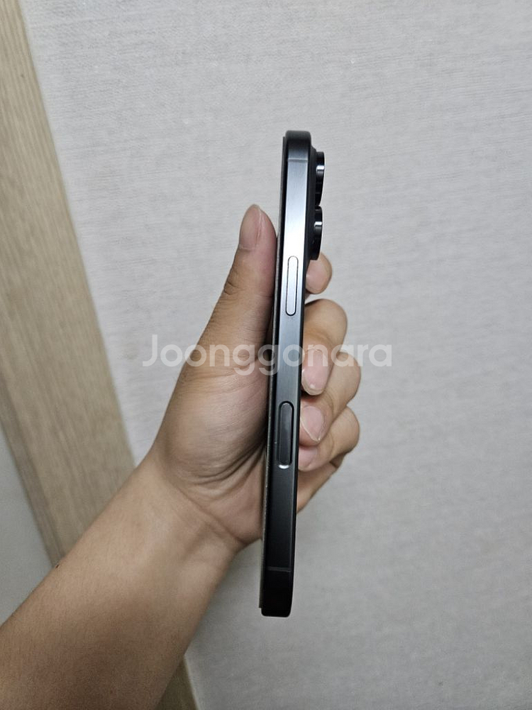 아이폰16프로 512 유심기변용 블랙팝니다--2