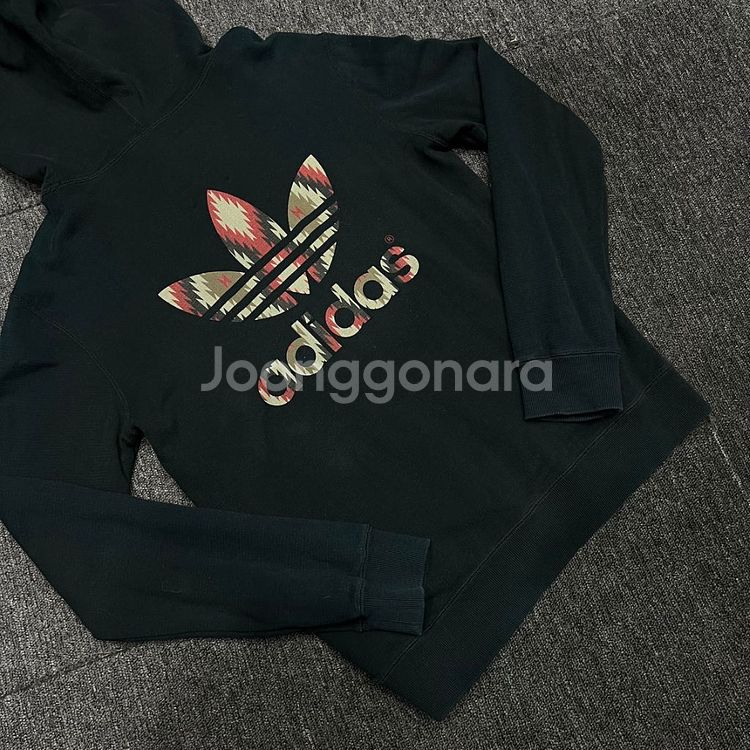 아디다스 x 네이버후드 스컬 프린팅 후드티--7