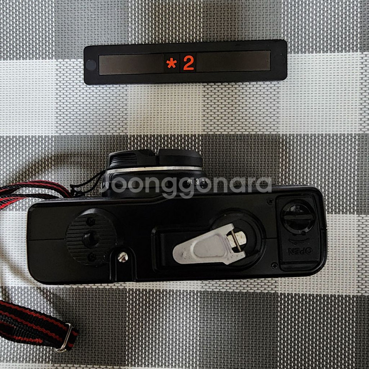 코니카 C35 EF3 블랙바디 필름카메라--3