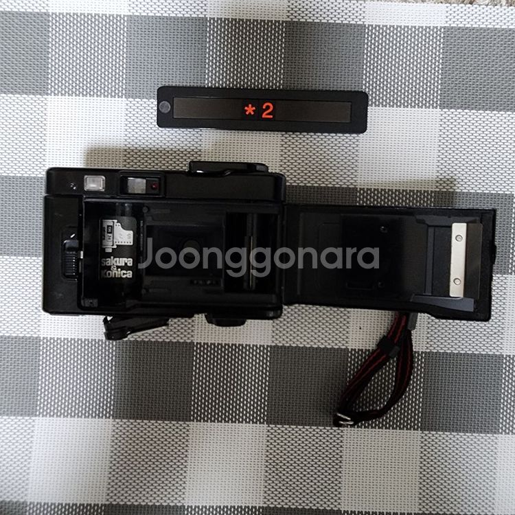 코니카 C35 EF3 블랙바디 필름카메라--4