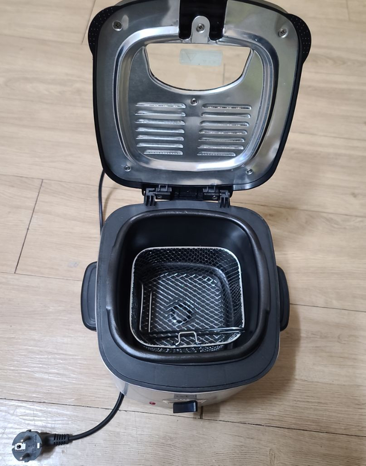 개봉후 미사용 신일 크린센스 미니 튀김기--8