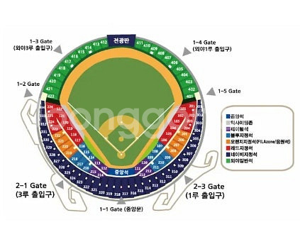 4/15 엘지 vs 삼성 3루 통로외야4연석 양도--0