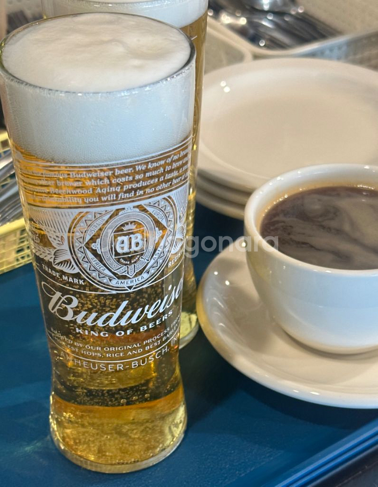 버드와이저 맥주잔--0