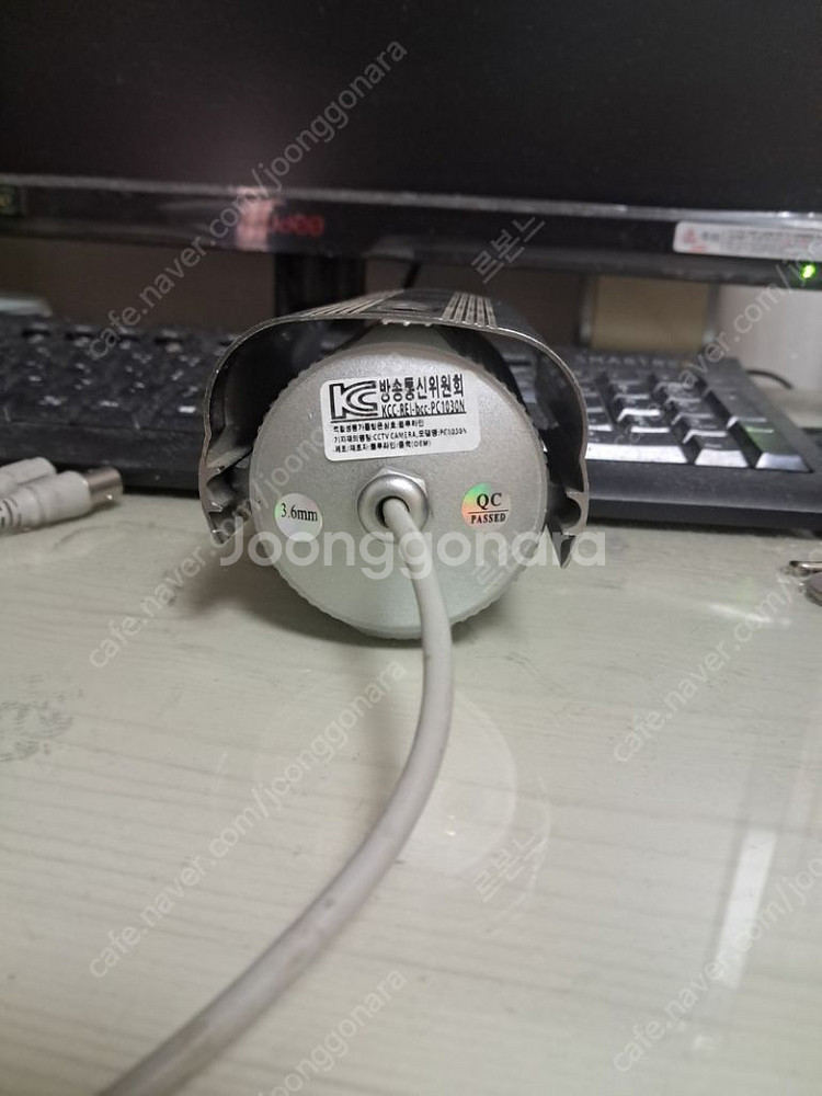 적외선 감시 컬러 카메라.3.6mm.4만.새상품.cct--3