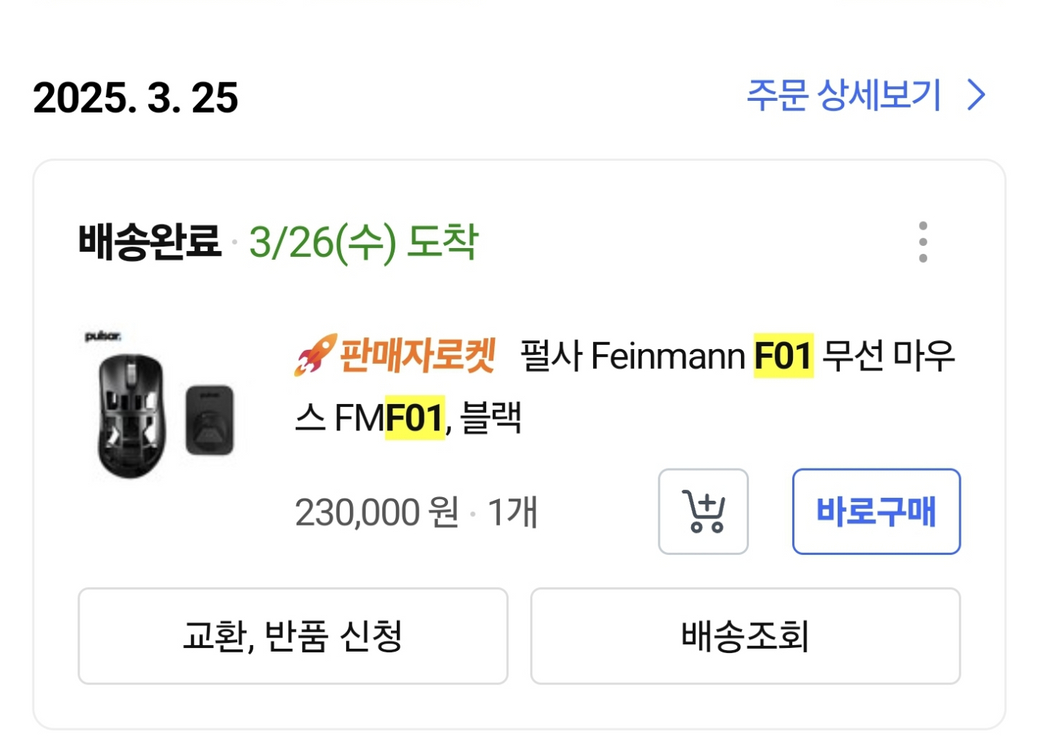 펄사 파인만 f01--2