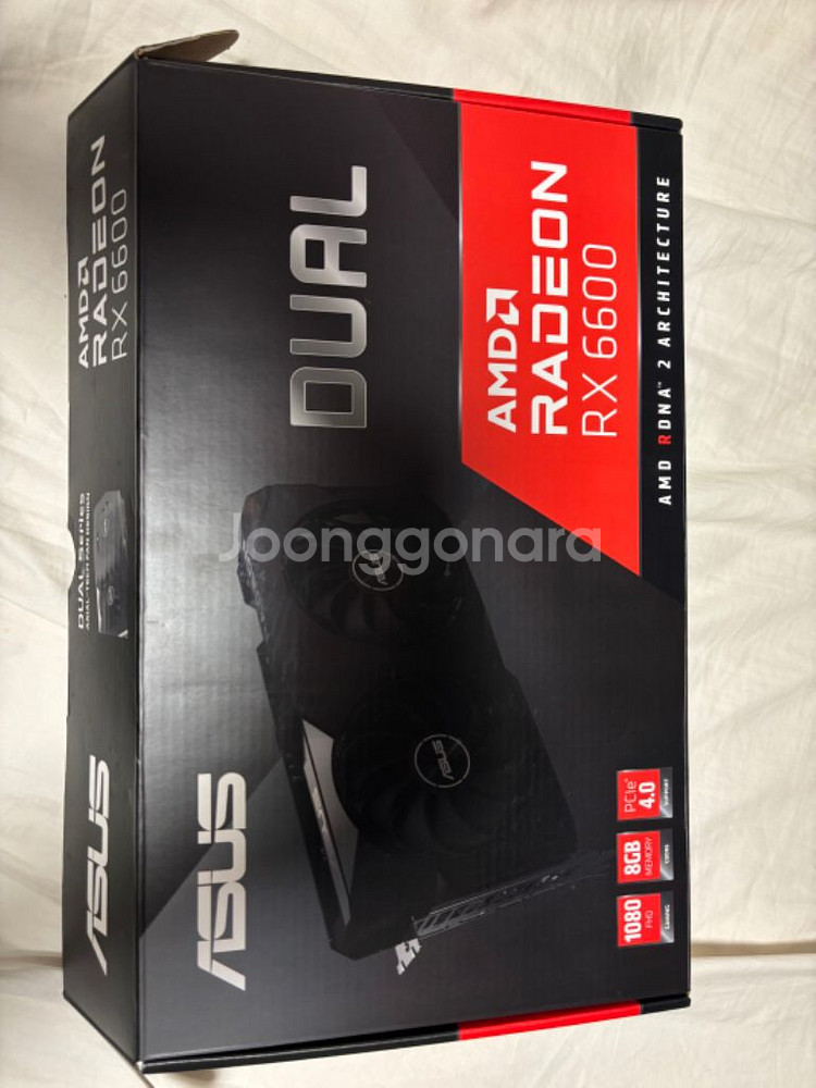 Rx6600 ASUS DUAL 3월28일 새로받음--0