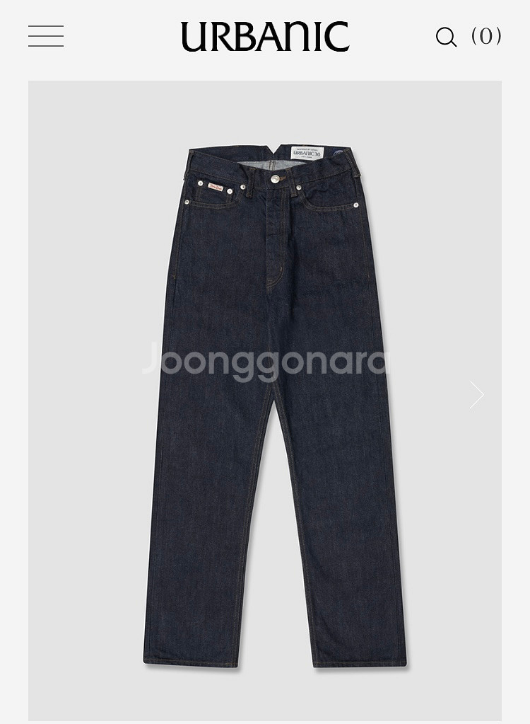 얼바닉30 셀비지 데님--1