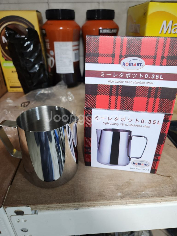 홈아트 스테인리스 피처 0.35L--0