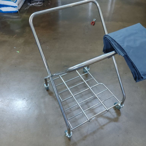 이동식빨래함 바퀴형 모텔 호텔 수건함 새제품