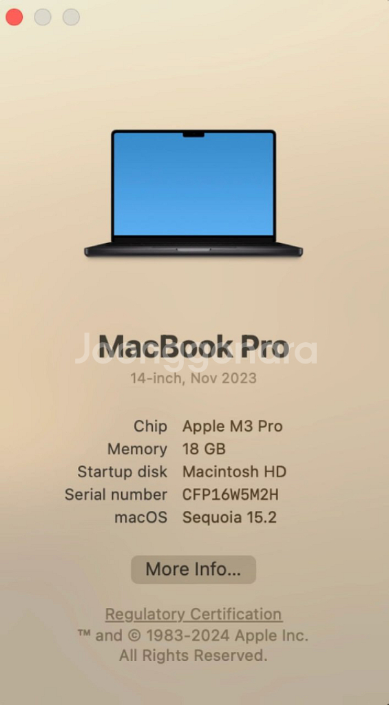 맥북 프로 M3 18GB 512GB 블랙--2