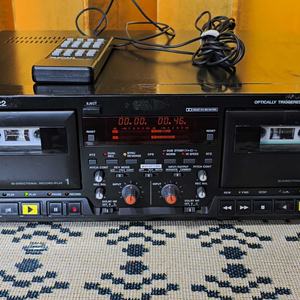 빈티지 TASCAM 322 오토리버스 더블카세트데크