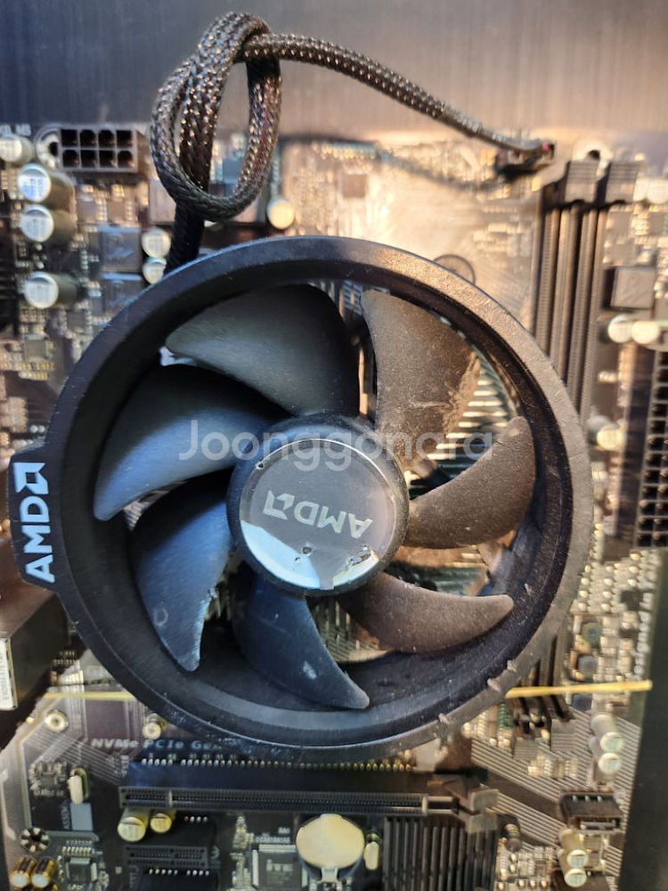 a320m 보드+ryzen3 2200+쿨러--1