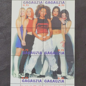 2001년 영국의 세계적 걸그룹 스파이스걸스기념 우표