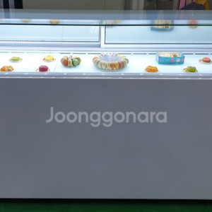 카페용 마카롱 샌드위치 냉장 쇼케이스 앞1단뒤2단
