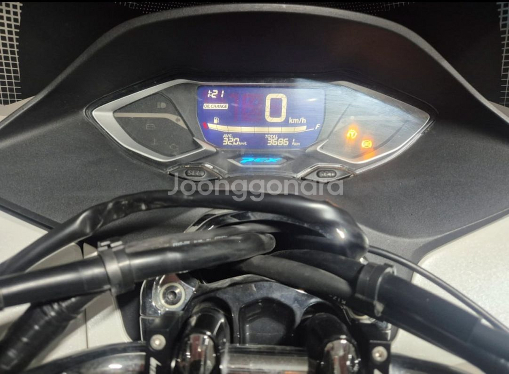 혼다 pcx125/22년식/3만키로때/배달튜닝완/210--7