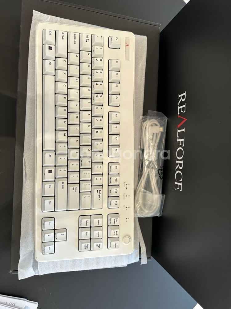 국내정발 리얼포스 r3 45g 텐키리스 화이트--2