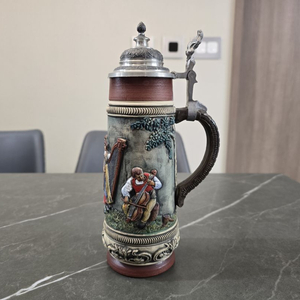 West Germany 서독 주석 맥주잔