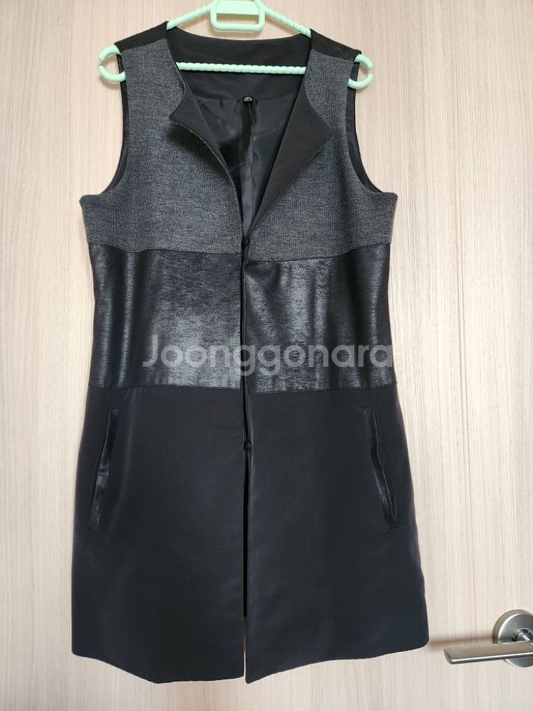 여자검정조끼 검정베스트--1