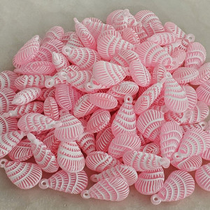 고리비즈 핑크조개 100개 일괄