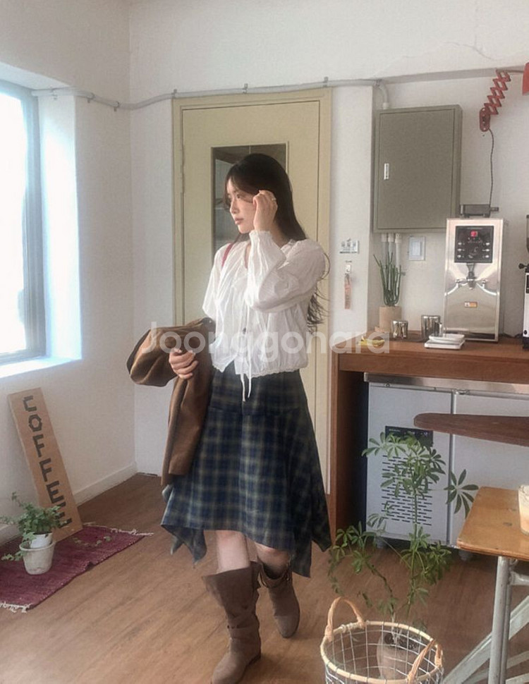 무드인슬로우 다이앤 레이스 블라우스 아이보리--0