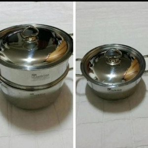 스텐냄비,찜기세트(새것)