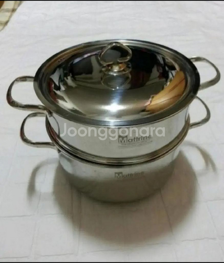 스텐냄비,찜기세트(새것)--3