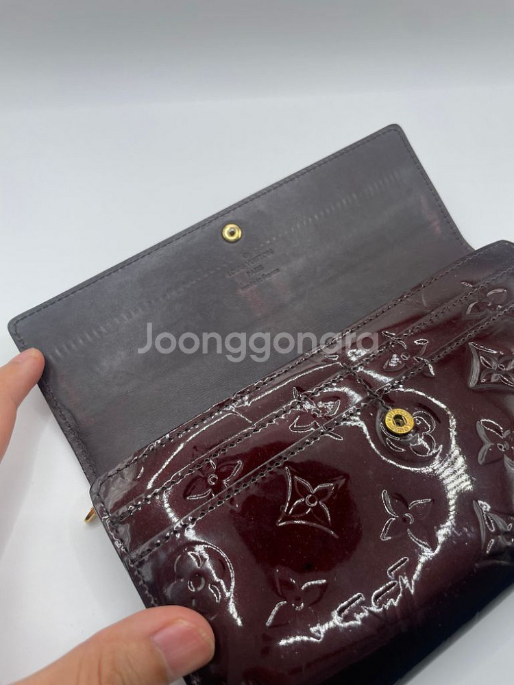 루이비통 모노그램 사라 월릿 장지갑 아마랑뜨--3