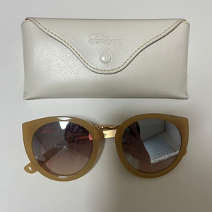 페이크 미 베이지 선글라스