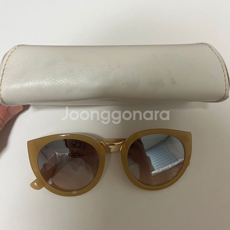 페이크 미 베이지 선글라스--1