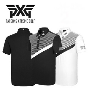 PXG 골프 남성 퍼포먼스 스윙 반팔 카라티