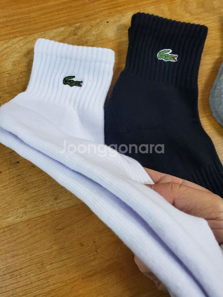 라코스테양말 스포츠 중목 남성용 10켤레--1