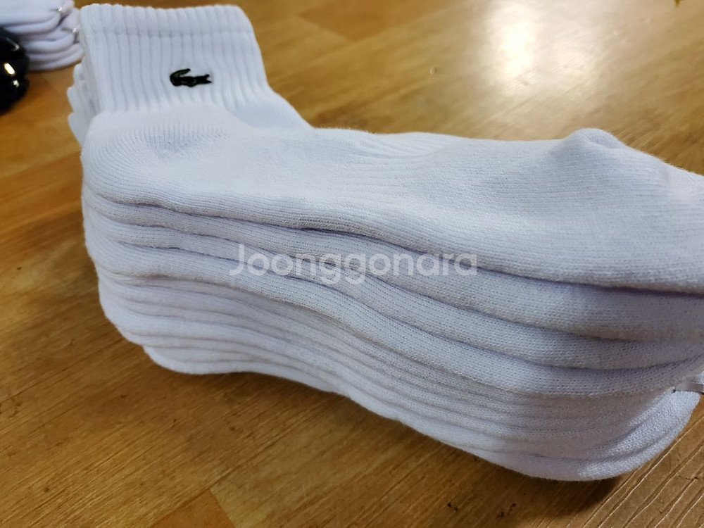 라코스테양말 스포츠 중목 남성용 10켤레--2