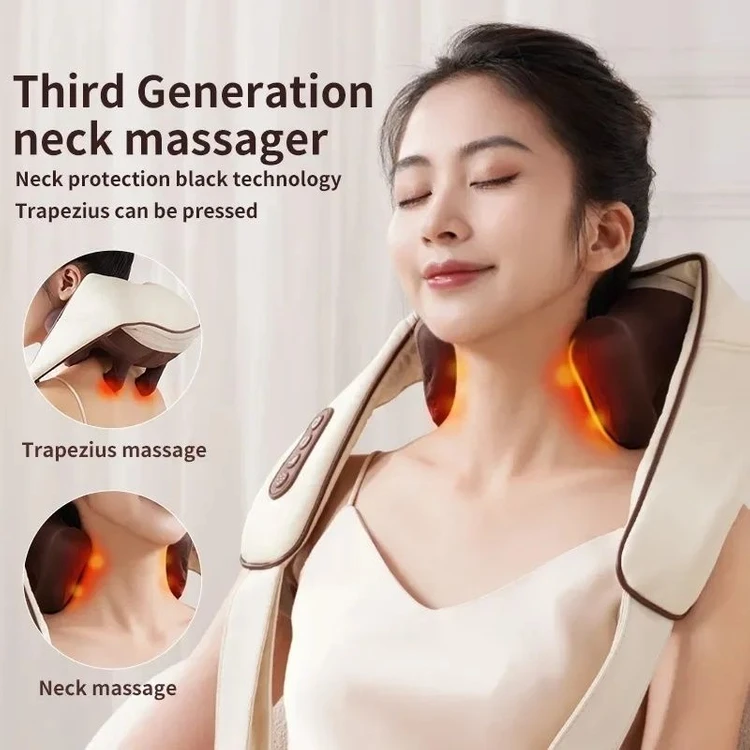 새상품 무선안마기 목 맛사지기계 다리 팔 전신 사용가능 이미지