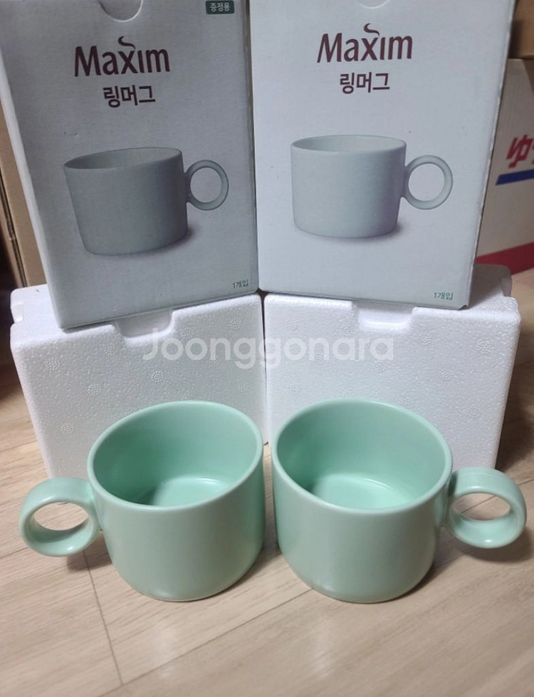 [50%할인] 맥심 링머그(220ml) 2잔 묶음--0