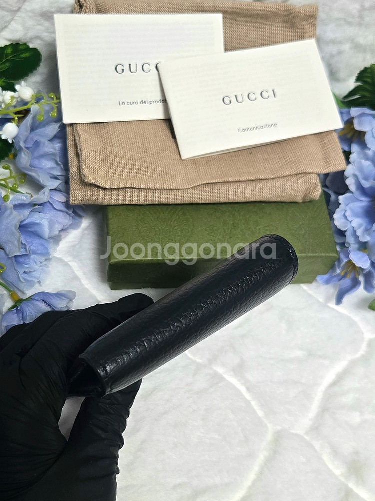 구찌 남성 GG 인터로킹 투톤 반지갑--6