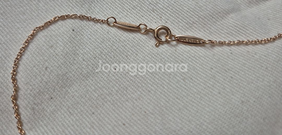 티파니앤코 엘사퍼레티 오픈하트펜던트 로즈골드 11mm--7