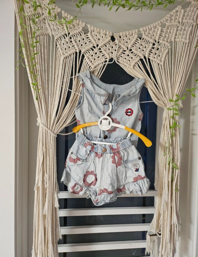 리미떼두두 플라워 데님 셋업 m--2