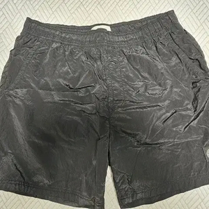 스톤아일랜드 나일론메탈 스윔팬츠 블랙 L