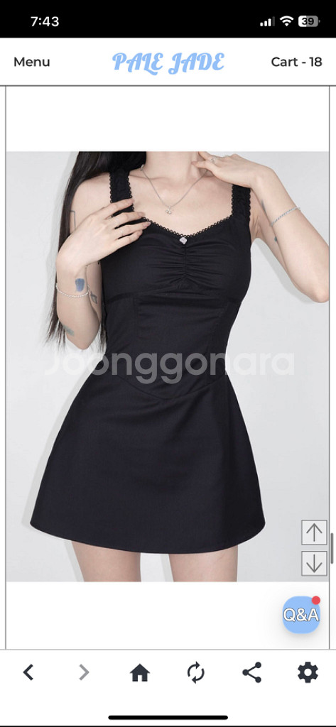 페일제이드 원피스 / M 정가 68,000원--2