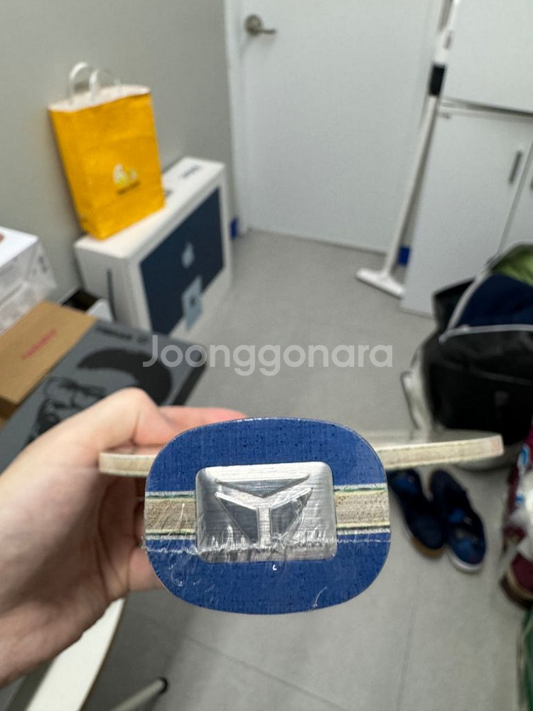 탁구라켓 알렉시스 르브론 크립토 카본 중펜 85.9g--6