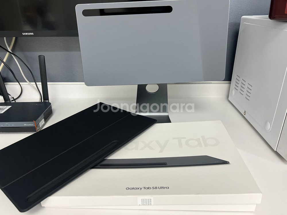 갤럭시s8 울트라 128gb + 북커버 +스탠드--0