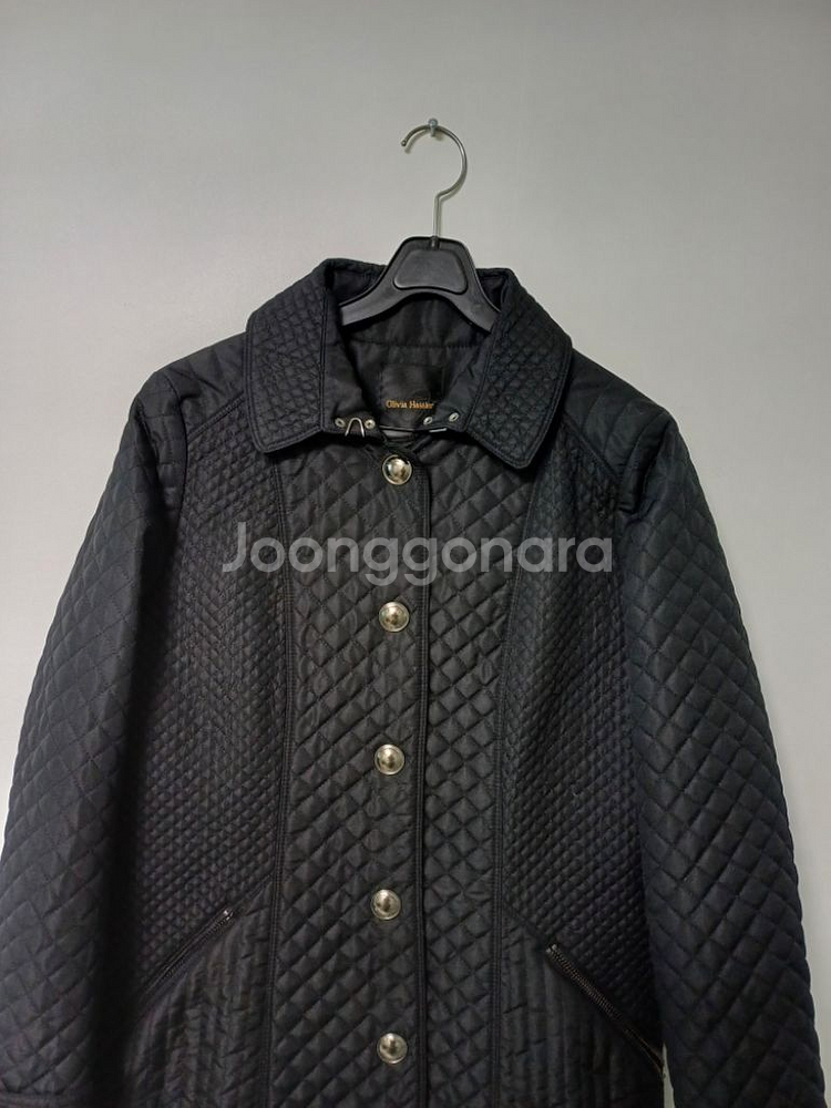 여성 올리비아하슬러 간절기 누빔 하프코트(90)--1