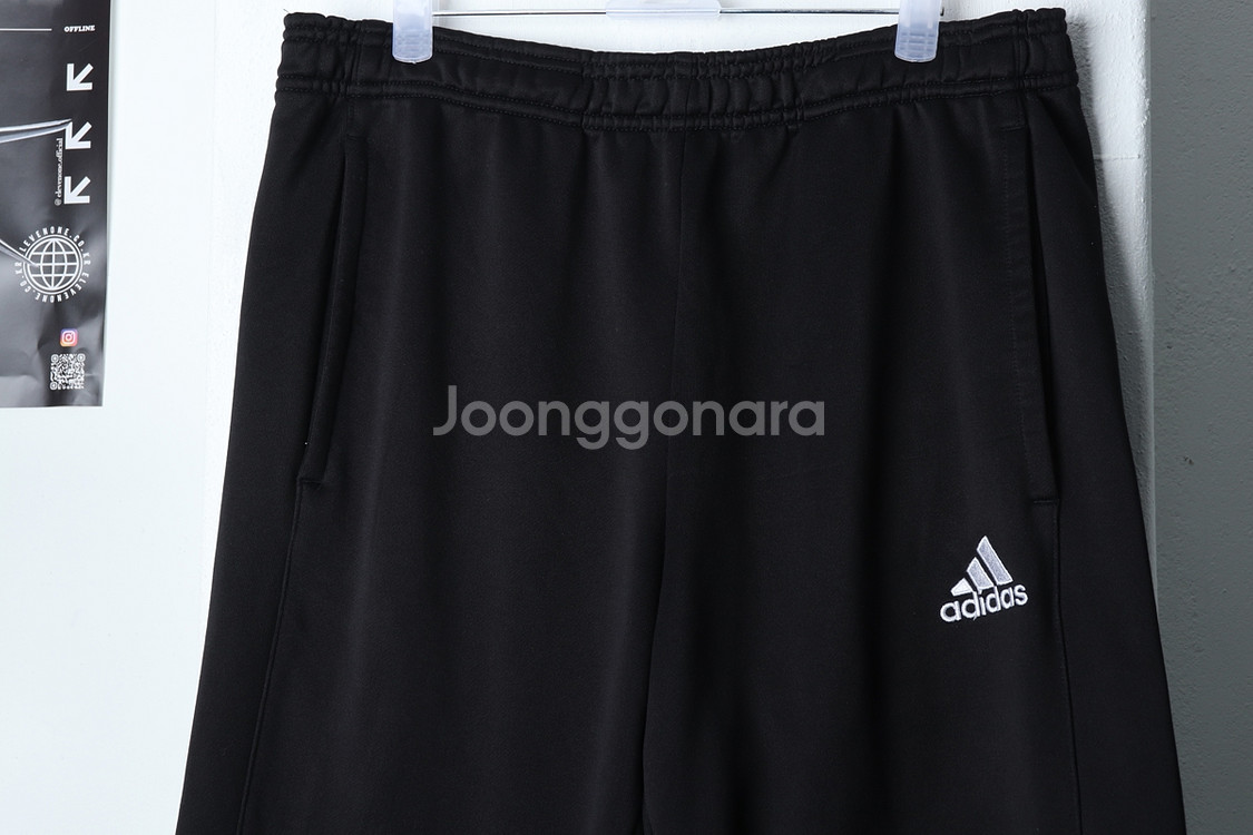 (XL) 아디다스 트레이닝복 바지 블랙 축구 올드스쿨--2