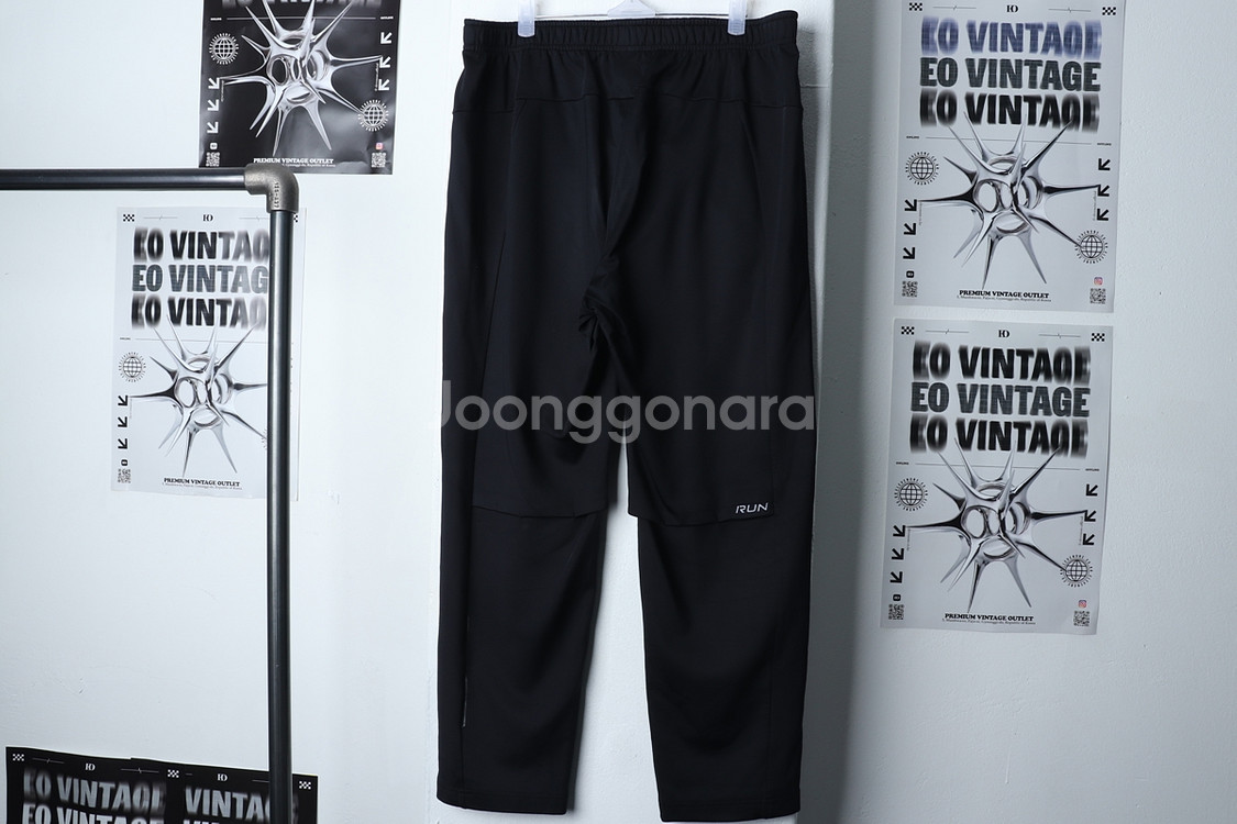 W(L-XL) 데상트 트레이닝복 바지 블랙 올드스쿨--6