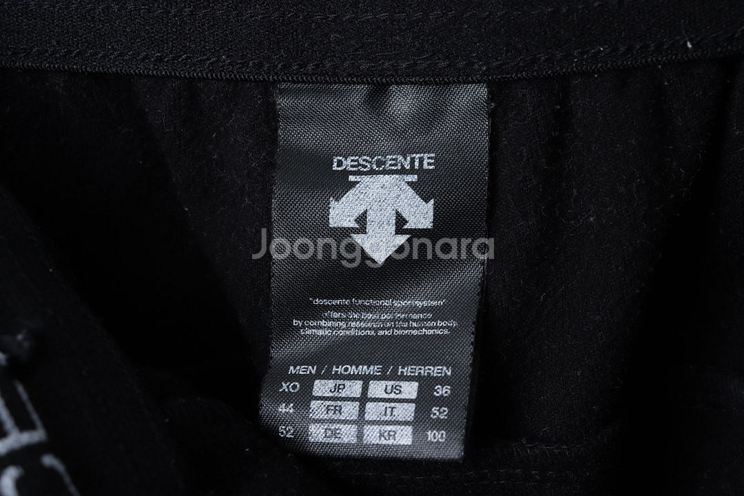 W(L-XL) 데상트 트레이닝복 바지 블랙 올드스쿨--5