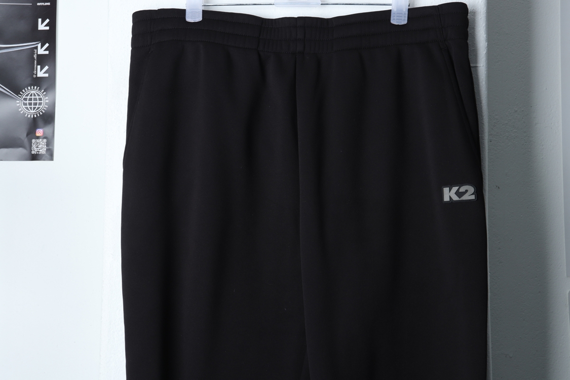 (L) K2 케이투 트레이닝복 바지 블랙 기모 한정판 이미지